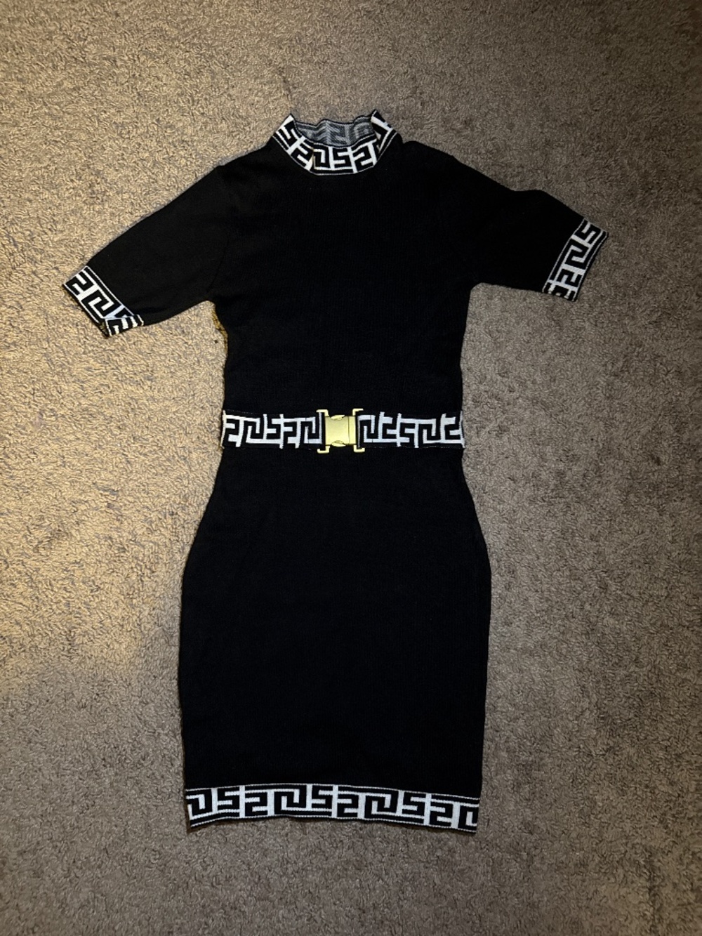 One Piece Dress w/ Belt
